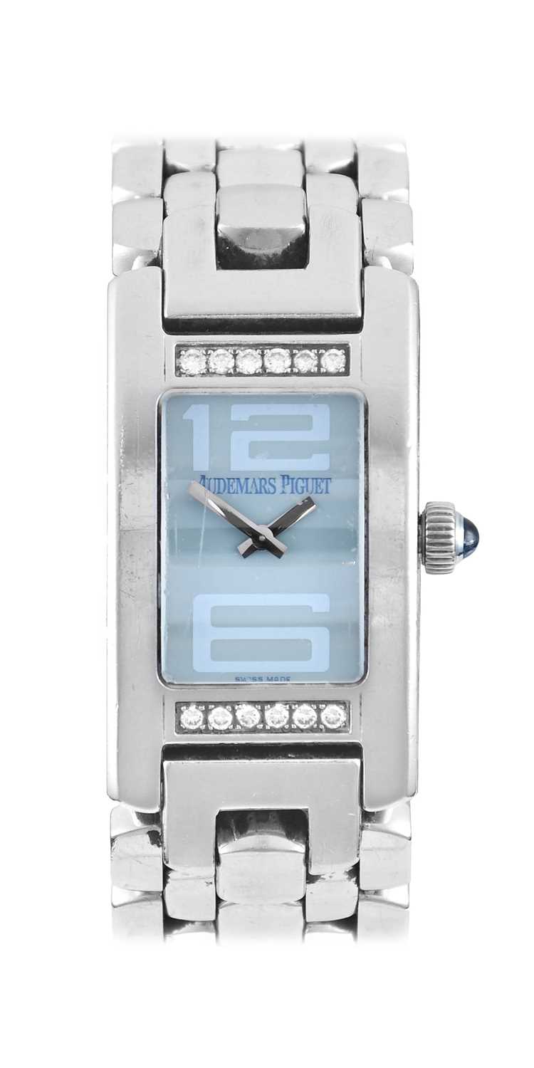 Lot 2127 - Audemars Piguet: A Lady's Stainless Steel...