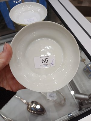 Lot 65 - A Pair of Chinese Porcelain Yellow-Ground...