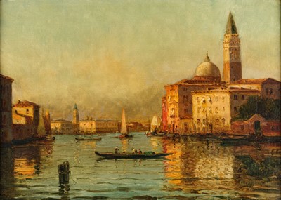 Lot 1060 - Marc Aldine (1870–1957) French The Grand Canal...