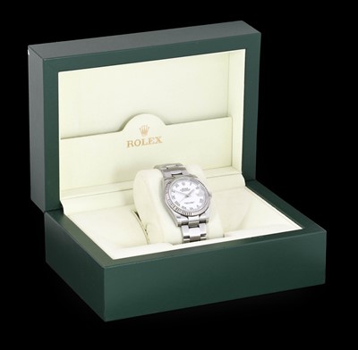 Lot 2165 - Rolex: A Stainless Steel Automatic Calendar...