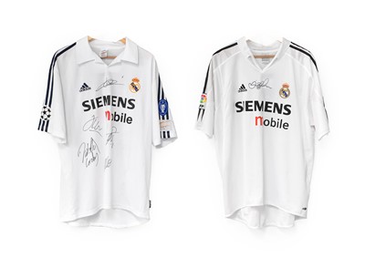 Lot 3045 - Real Madrid Two Signed Football Shirts