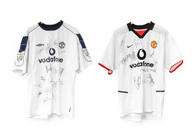 Lot 3038 - Manchester United Two Signed Football Shirts