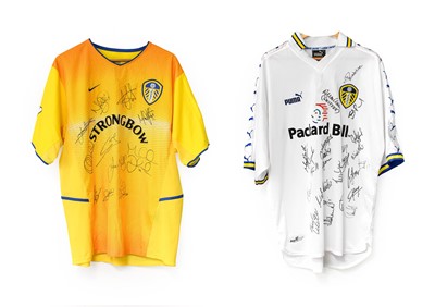 Lot 3025 - Leeds United Two Signed Football Shirts