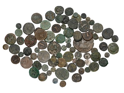 Lot 2 - Assorted Ancient Greek Bronze Coins, 84 coins...