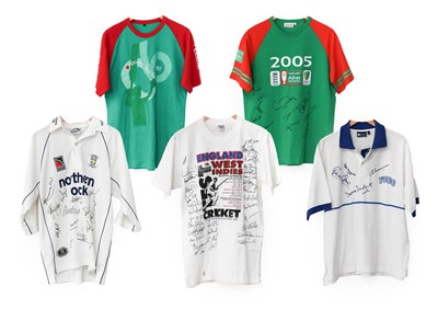 Lot 3002 - Autographed Cricket Shirts