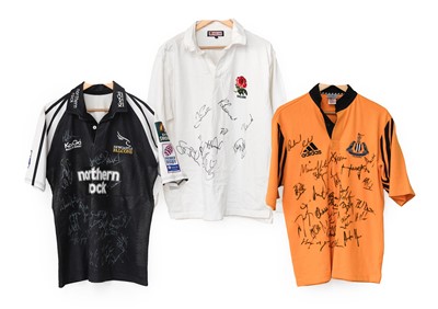 Lot 3055 - Autographed Rugby Shirts