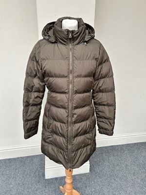 Lot 1003 - Prada Khaki Green Down Jacket with detachable...