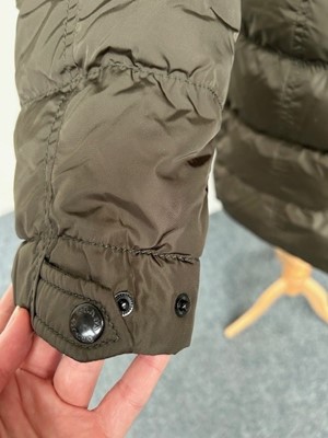 Lot 1003 - Prada Khaki Green Down Jacket with detachable...