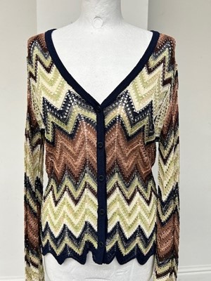 Lot 1005 - Missoni Sport Knitted Chevron Pattern Two...