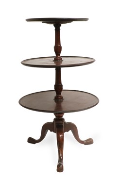 Lot 119 - A George III Mahogany Dump Waiter, circa 1800,...