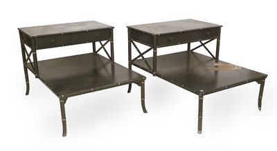 Lot 69 - A Pair of Regency-Style Grey-Painted and...