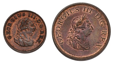 Lot 93 - Ireland, George III, Halfpenny 1805 (S.6621)...