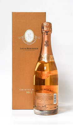 Lot 5004 - Louis Roederer Rosé Cristal Champagne 2012, in...