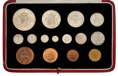 Lot 334 - George VI, 'Coronation' Proof Set 1937, 15...