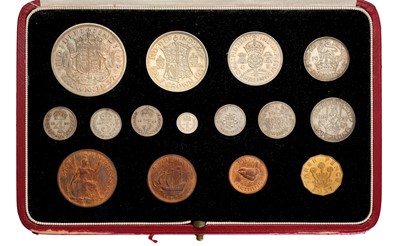 Lot 335 - George VI, 'Coronation' Partial Proof Set 1937,...