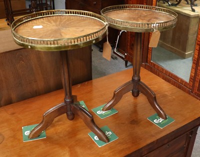 Lot 1321 - A Pair of French 19th Century Wine Tables,...