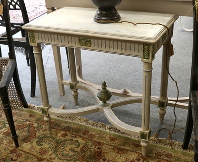 Lot 1176 - A French 19th Century Style Painted & Parcel...