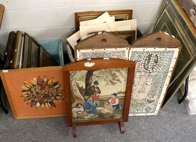 Lot 1122 - Assorted Embroidered Pictures, Sampler and...