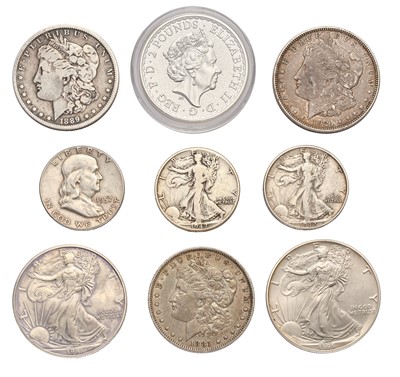 Lot 137 - Mixed USA Silver Coins, comprising; 3x USA...