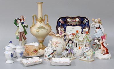 Lot 132 - Decorative 19th Century and Later Porcelain,...