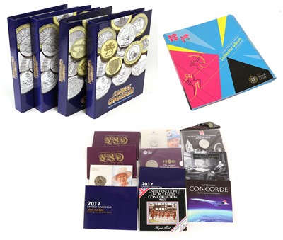 Lot 307 - Assorted Change Checker Folders and Coin Sets,...