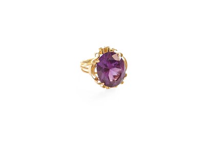 Lot 65 - A Synthetic Sapphire Simulating Alexandrite...