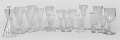 Lot 192 - A Collection of 18th Century English Drinking...