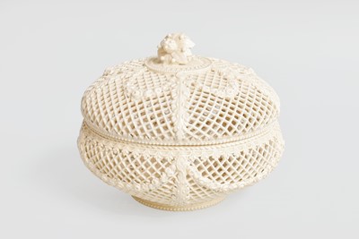 Lot 233 - A Wedgwood Blanc-de-Chine Reticulated Basket...