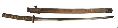 Lot 244 - A Second World War Japanese Officer's Katana,...