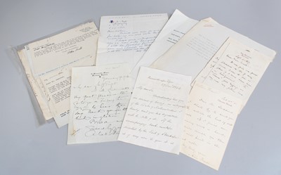 Lot 1063 - An Interesting Collection of Autograph Letters,...