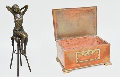 Lot 125 - After Pierre Collinet (20th century) Bronze of...