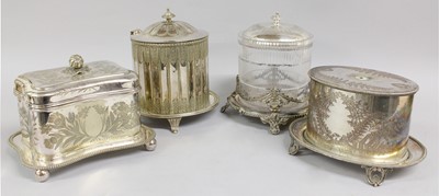 Lot 57 - Four Differing Victorian Silver Plate or...