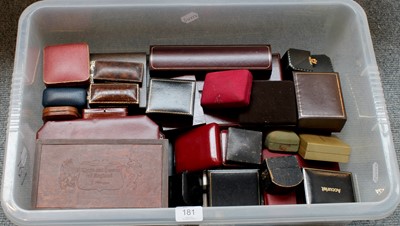 Lot 181 - A Large Collection of Assorted Jewellery Boxes,...