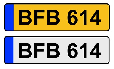 Lot 700 - Cherished Registration BFB 614, with retention...