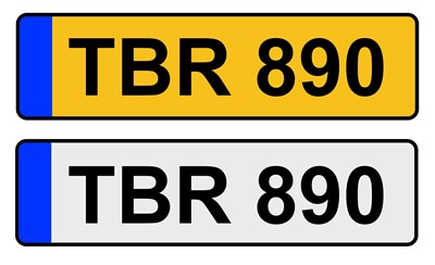 Lot 702 - Cherished Registration TBR 890, with retention...