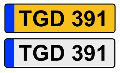 Lot 705 - Cherished Registration TGD 391, with retention...