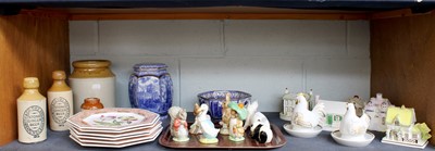 Lot 222 - Five Beatrix Potter Beswick Figures, ''Mr...