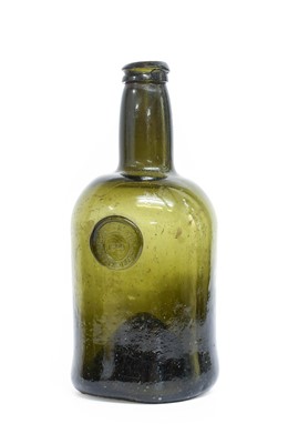 Lot 121 - A Sealed Green Glass Wine Bottle, dated 1809,...