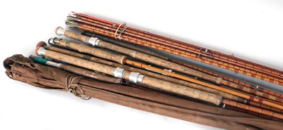 Lot 65 - A Collection of Rods and Rod Parts