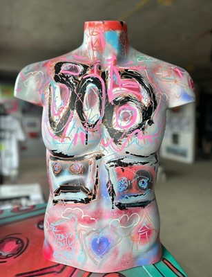 Lot 6 - Sola (Contemporary) Mannequin Signed, spray...