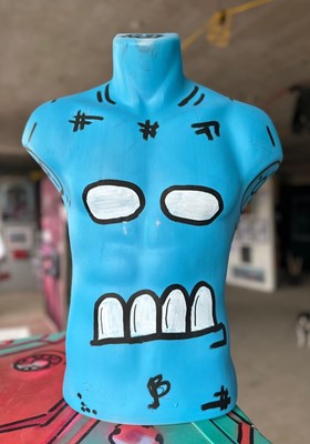 Lot 10 - Boxxhead (Contemporary) Mannequin Signed,...