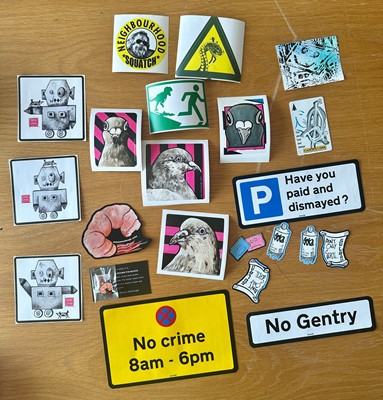 Lot 34 - A Group of Stickers, by various contemporary...