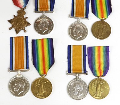 Lot 59 - Two First World War Pairs, each comprising...