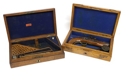 Lot 353 - A 19th Century Percussion Overcoat Pistol, .45...