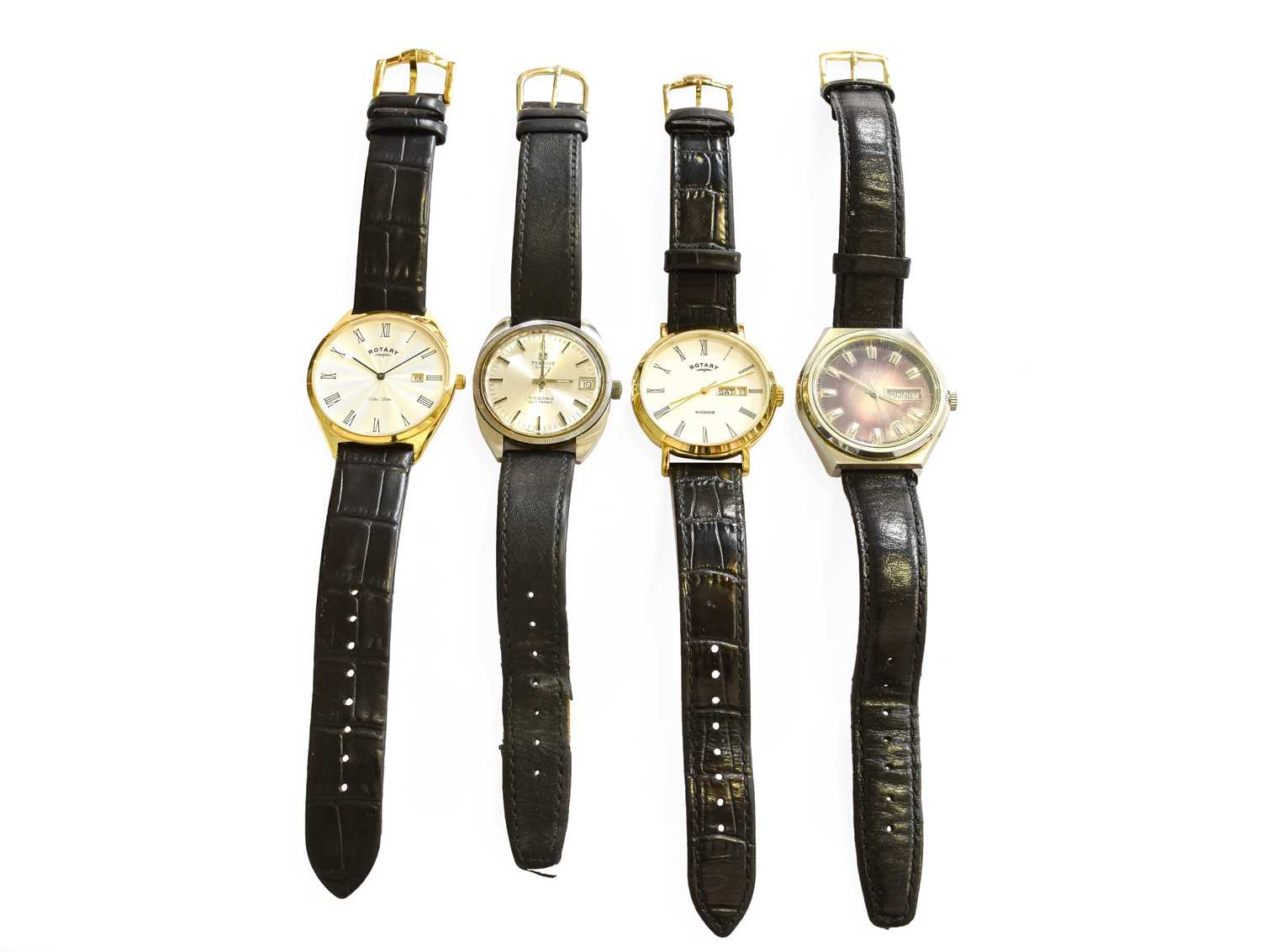 Lot 88 - A Stainless Steel Tissot Tissonic Electronic...