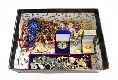 Lot 93 - A Quantity of Jewellery, including a 9 carat...