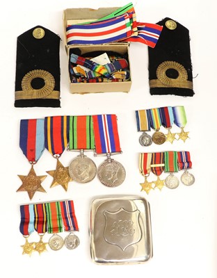 Lot 79 - A Second World War Group of Four Medals,...