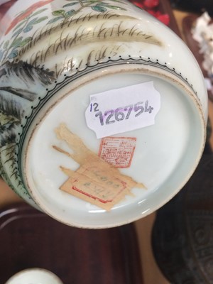 Lot 200 - A Chinese Porcelain Vase, Republic period,...