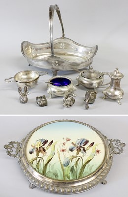 Lot 63 - A Collection of Assorted Silver and Silver...