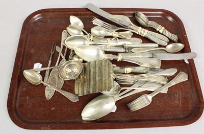 Lot 28 - A Collection of Assorted Continental Silver...